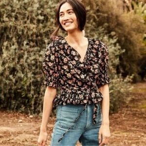 Doen Viola Top Black Poppy- Small